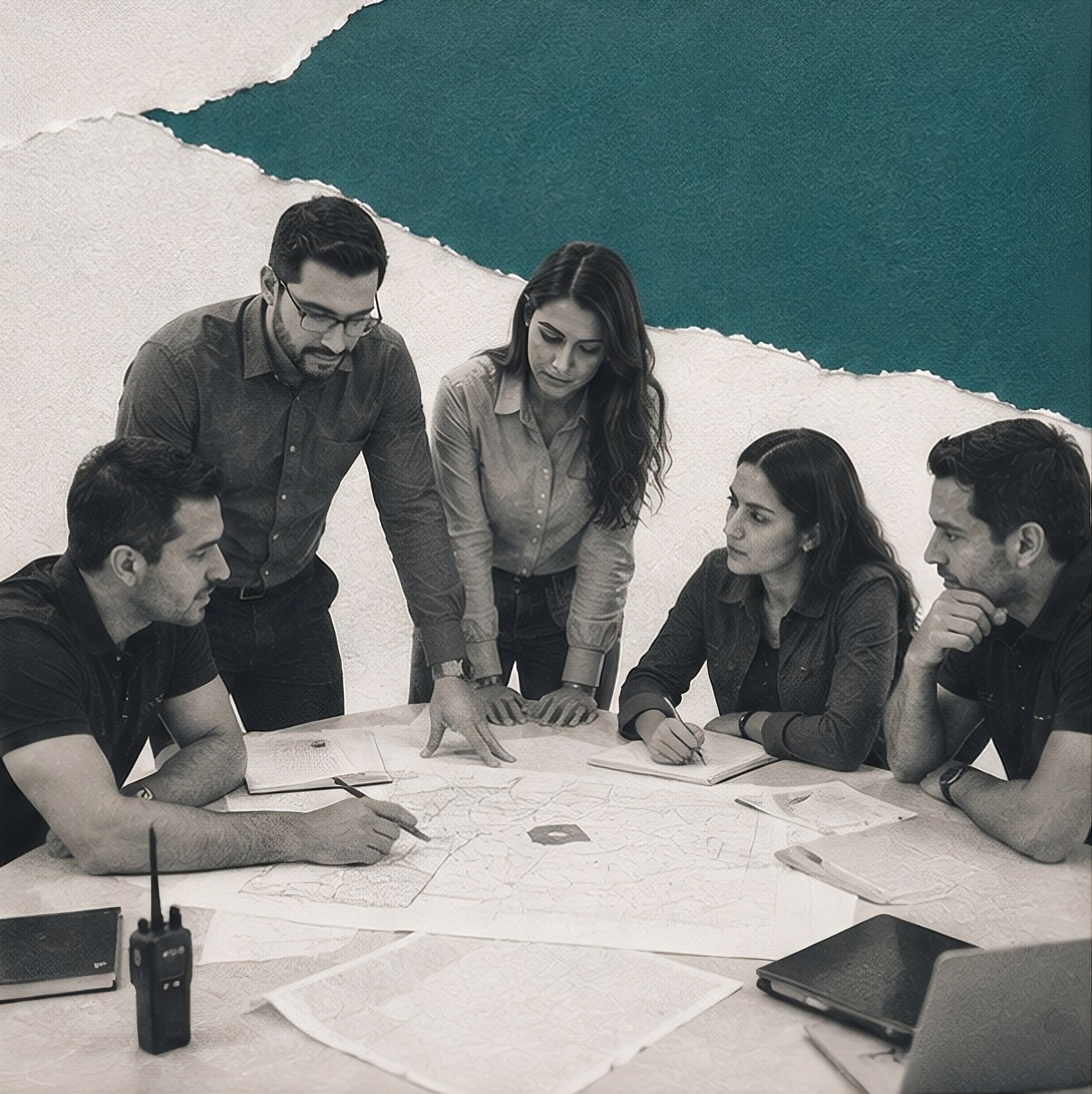Grupo de alumnos en formación de seguridad privada